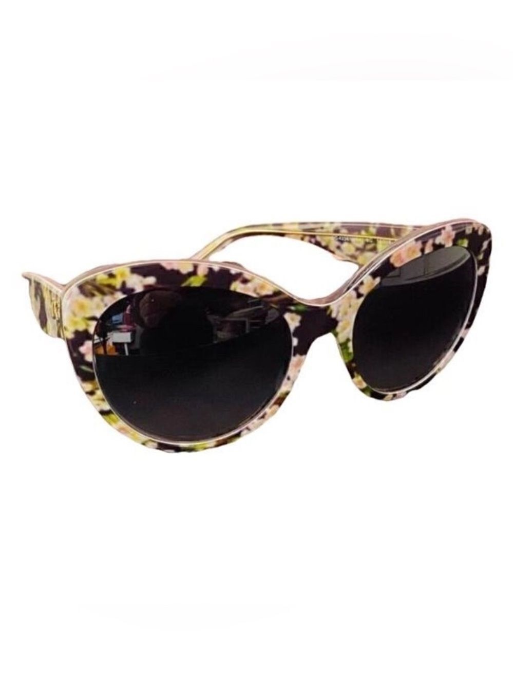 🛍️Dolce & Gabbana Authentic Sunglasses - Black/Yellow/Green Floral